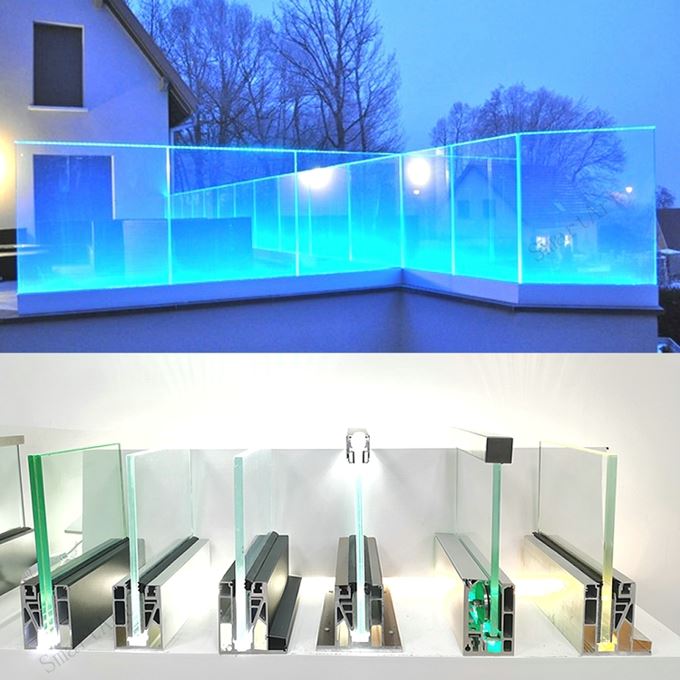 Staircase Railing With Glass